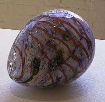 Orange and White Egg